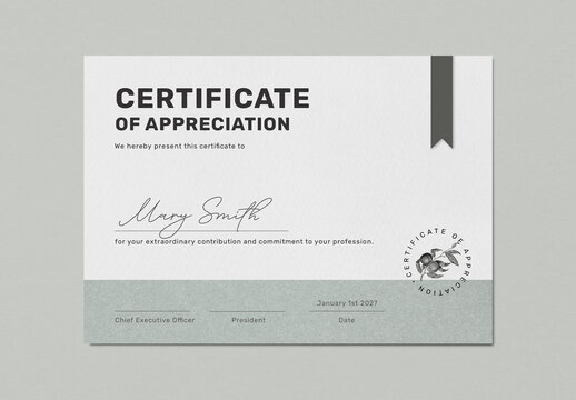 Certificate Template CMYK