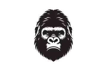 Gorilla  vector art and illustration