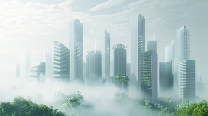 Obraz premium Futuristic city