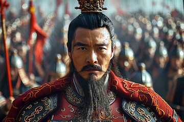 Qin Shi Huang Chinese emperor, ruler of the Qin dynasty, politician of the Middle Kingdom, builder of the terracotta army.