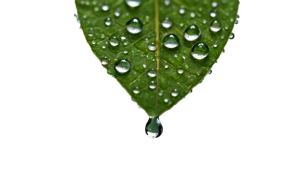 Raindrops fall like shimmering diamonds, each bead reflecting the faint light in a delicate ballet of nature's beauty.