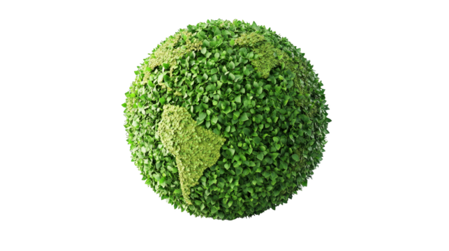 Green Earth Globe Ecology Concept - Powered by Adobe