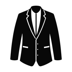 Blazer Silhouette vector illustration style design