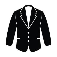 Blazer Silhouette vector illustration style design