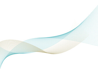 ラインウェーブ グラフィック 背景素材