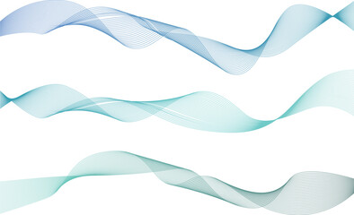 ラインウェーブ グラフィック 背景素材