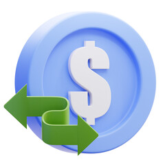 Money Back Guarantee 3D Illustration