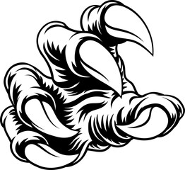 Claw Monster Hand Dragon Dinosaur Talon Cartoon