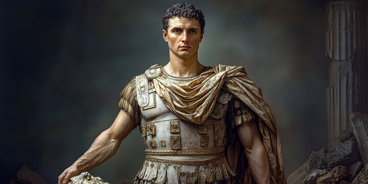 Caesar Augustus, the first emperor of Ancient Rome.
