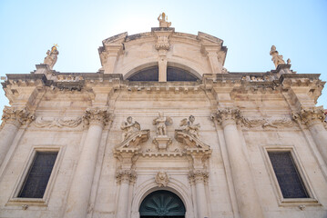 Roman Catholic Cathedral of the Assumption of the Virgin Mary in Old town Dubrovnik, Croatia