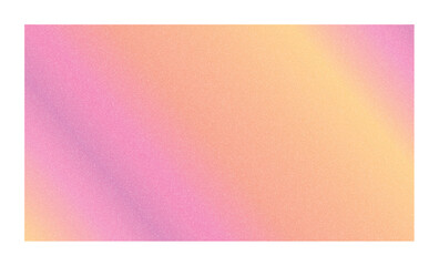 Fototapeta premium Noise grain background with pink and yellow gradient, creating a soft and textured visual effect
