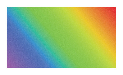 Obraz premium Rainbow gradient background with white noise texture effect for spectrum colorful and vibrant design