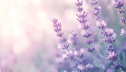 Fototapeta premium A single pastel color, such as mint green or lavender, providing a soothing and simple backdrop