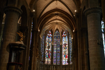 Carcassonne, a hilltop city in the Languedoc area of ​​southern France, is famous for its medieval citadel, La Cité, with several observation towers and double-walled fortifications.