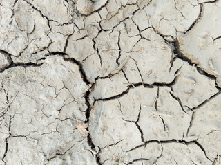 Cracked Dry Earth Highlighting Drought and Climate Change