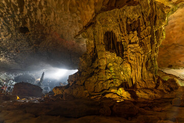 Surprise Grotto aka Hang Sung Sot in Ha Long Bay