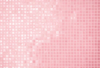 Colorful pastel ceramic wall and floor grid tiles abstract background. Design geometric mosaic texture decoration of the bedroom, Home or office. Simple seamless pattern for backdrop advertising.
