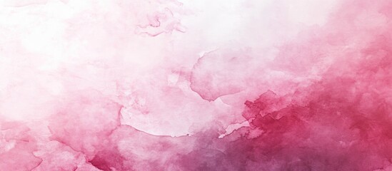 Fototapeta premium Tranquil Pink Watercolor: An Artistic Exploration of Soft Hues and Abstract Design
