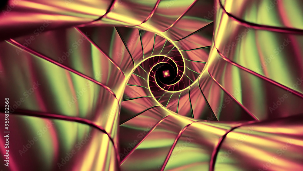 Poster spiral motion background animation. design. abstract swirl with twisting lines and rotation effect.