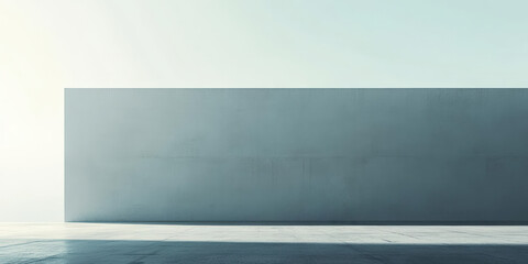 Obraz premium A minimalistic wall scene with soft lighting, perfect for backgrounds or artistic compositions in modern design.