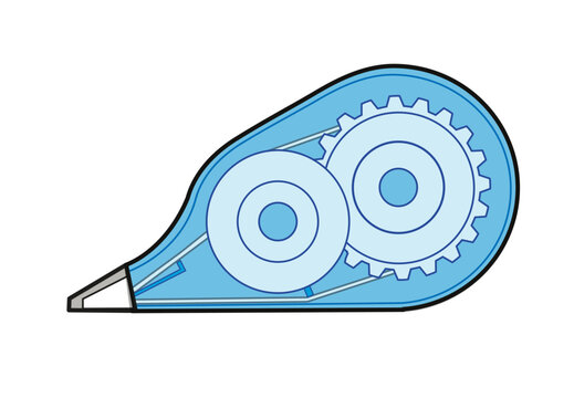 Corrector de cinta para escribir
