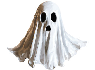 ghost isolated on white