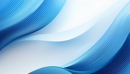 Abstract blue wave lines pattern on a white background with space for your text. Abstract light blue and white wave background. Modern simple overlay curve layer template graphic elements. 