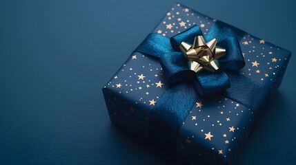 Christmas gift boxes collection, Christmas tape rope, on a blue background, banner for website.