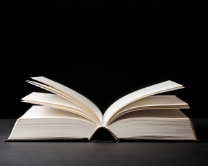 First page of a book being turned, symbolizing the start of a new chapter