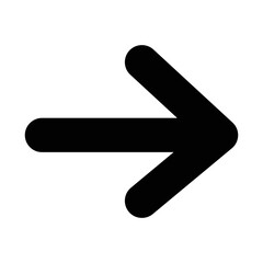 arrow sign on white background for direction. vector illustration.