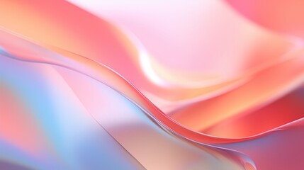 Abstract pink and blue waves