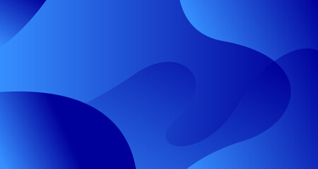 Blue waves background vector. Fluid gradient shapes composition. Futuristic design concept. Trendy color art.	
