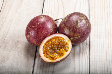 Fresh ripe sweet tropical Maracuya