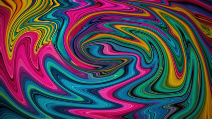 trippy abstract colorful background, pink, yellow, blue, green, purple