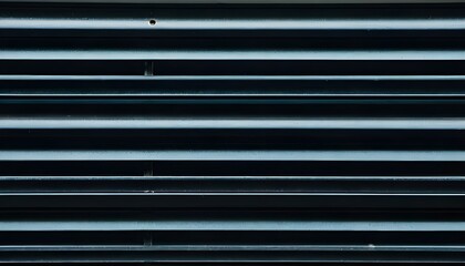 Black garage shutter closeup background