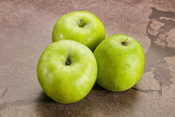 Sweet and juicy green apple