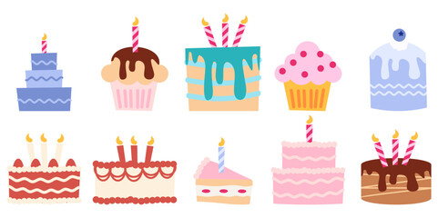 Birthday Cake Vector