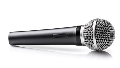 Microphone isolated on white background