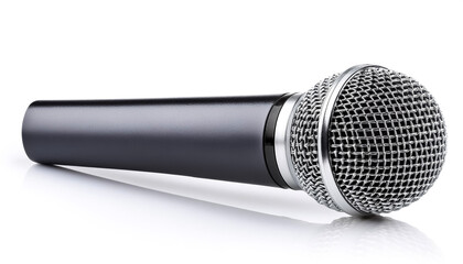 Microphone isolated on white background