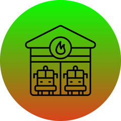 Firefighter Garage Icon