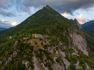 Fuerte de Santa Elena en la Hoz de Jaca Biescas
