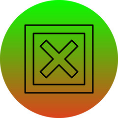 Obraz premium Cross Icon