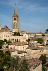 Fototapeta premium View over the old town of St. Emilion, France