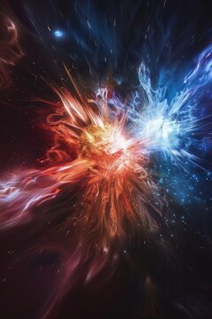 Cosmic Collision Proton Particles
