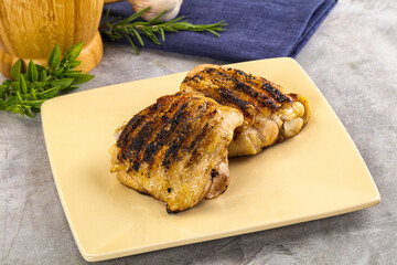 Two Tasty grilled chicken thighs