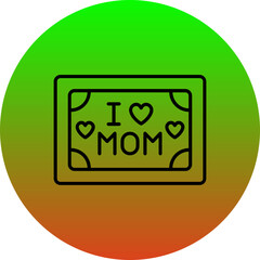 I Love Mom Icon