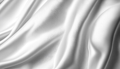 Fototapeta premium White satin fabric