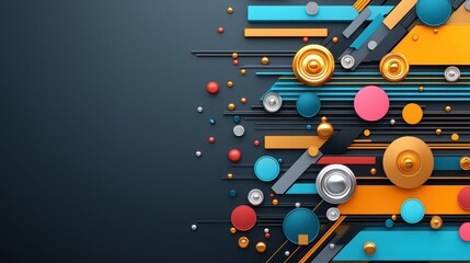 Obraz premium Metallic texture with smooth gradients