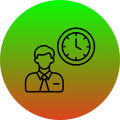 Fototapeta premium Clock Icon