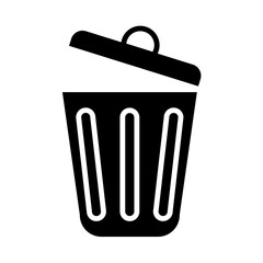 Recycling Bin glyph icon